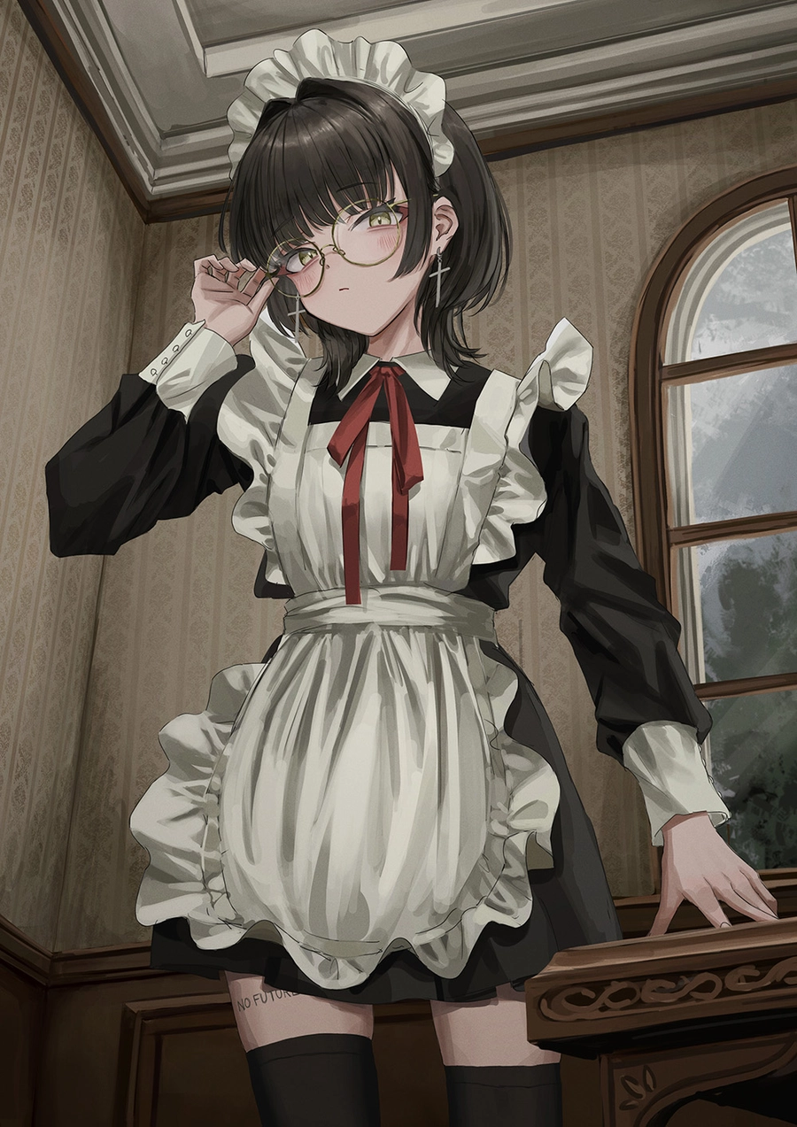 ảnh anime nữ hầu gái 