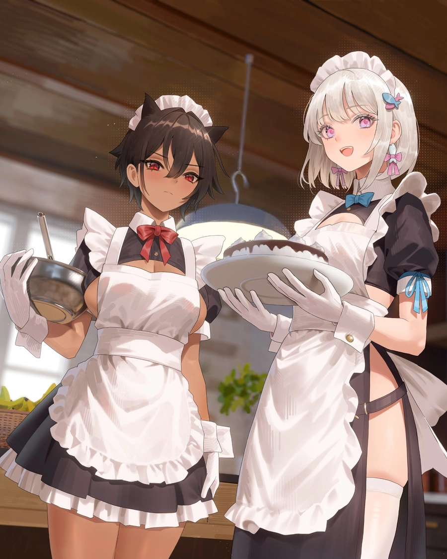 ảnh hầu gái anime 
