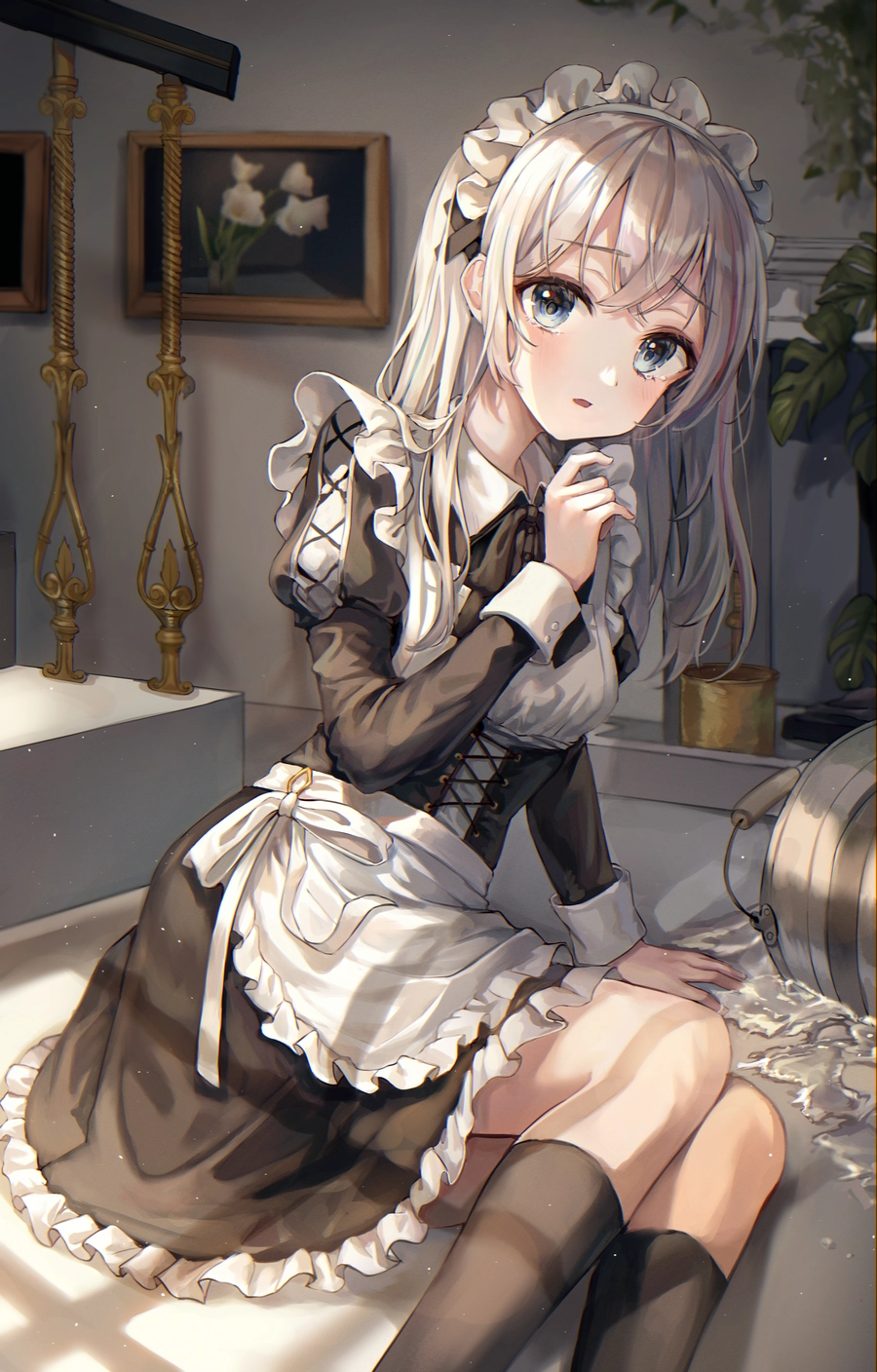 ảnh anime nữ hầu gái 2