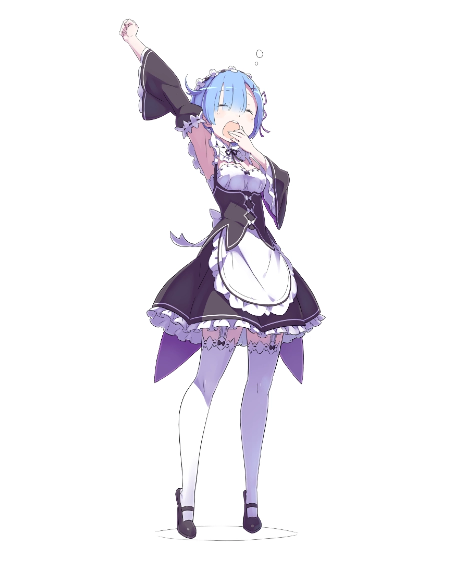 ảnh anime người hầu nữ
